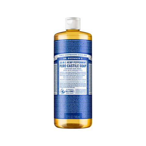 Dr. Bronner's Pure-Castile Soap Liquid 18 in 1 Hemp Peppermint 946ml