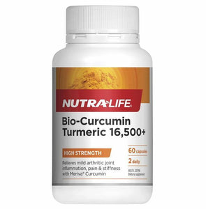 Nutralife Bio-Curcumin Turmeric 16500+ 60 Capsules