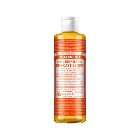 Dr. Bronner's Pure-Castile Soap Liquid 18 in 1 Hemp Tea Tree 237ml