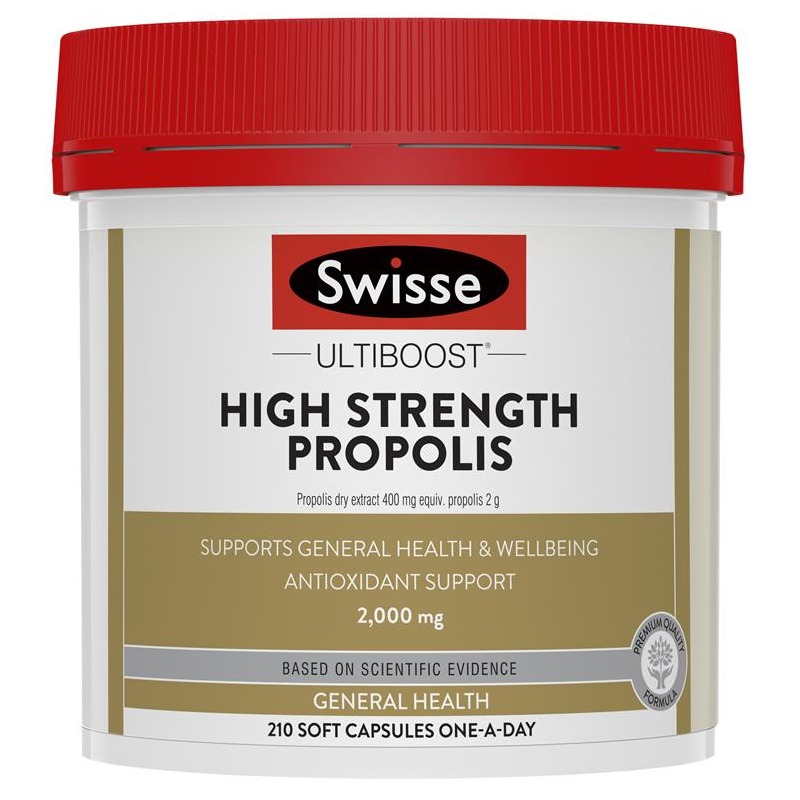 Swisse ULTIBOOST High Strength Propolis 2000mg 210 Capsules