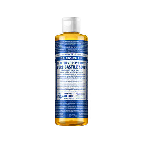 Dr. Bronner's Pure-Castile Soap Liquid 18 in 1 Hemp Peppermint 237ml