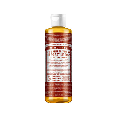 Dr. Bronner's Pure-Castile Soap Liquid 18 in 1 Hemp Eucalyptus 237ml