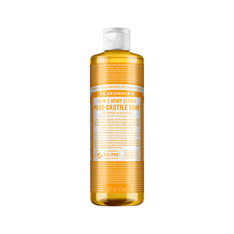 Dr. Bronner's Pure-Castile Soap Liquid 18 in 1 Hemp Citrus 473ml