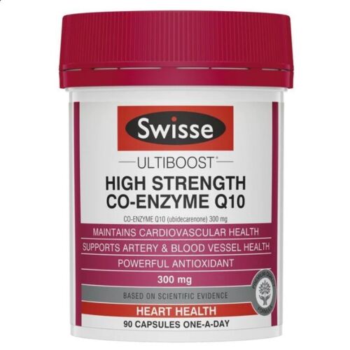 Swisse Ultiboost High Strength Co-Enzyme Q10 300mg 90 Capsules