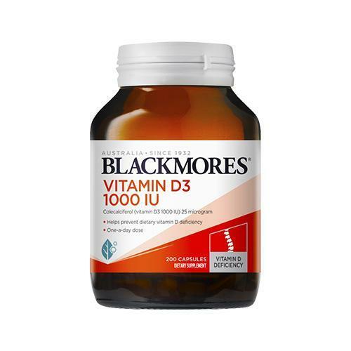 Blackmores Vitamin D3 1000IU 200 Capsules