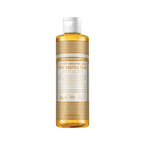 Dr. Bronner's Pure-Castile Soap Liquid 18 in 1 Hemp Sandalwood Jasmine 237ml