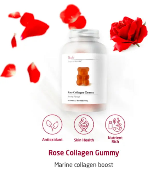 Unichi Rose Collagen Gummy 60 Gummies