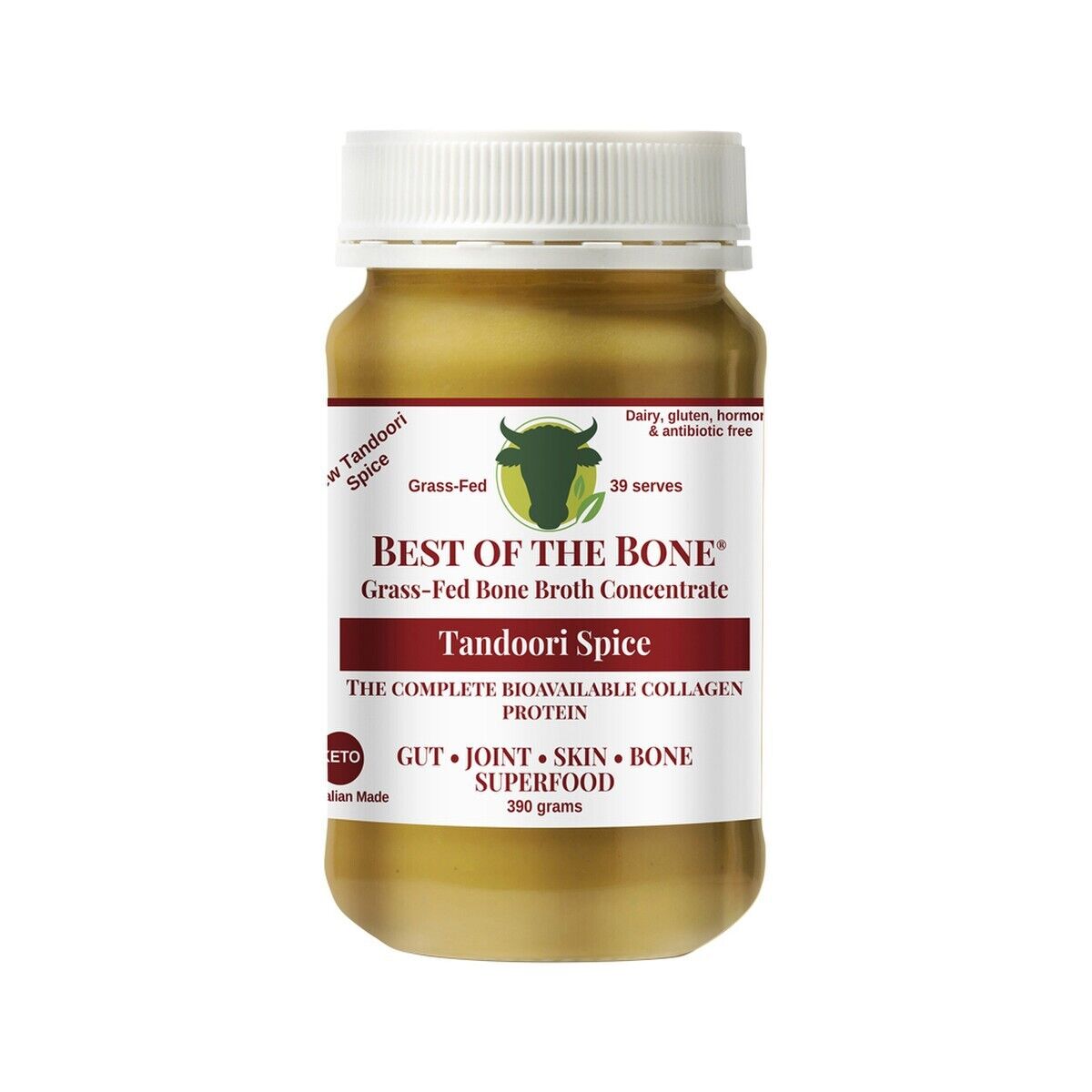 Best of the Bone Bone Broth Concentrate Tandoori Spice 390g