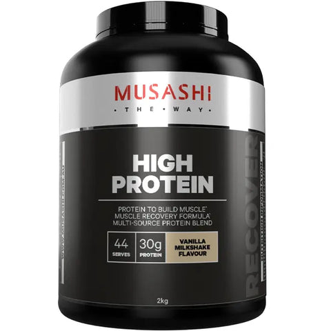 Musashi High Protein Vanilla Milkshake Flavour 2KG