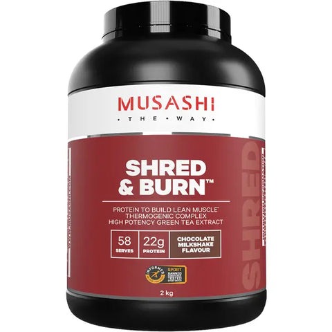 Musashi Shred and Burn Chocolate Milkshake 2KG