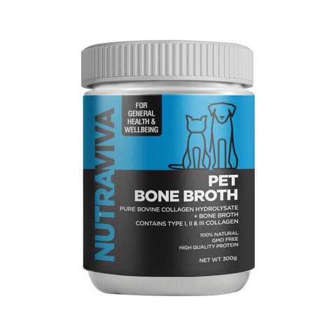 NutraViva Pet Bone Broth Pure Bovine Collagen Hydrosylate 300g