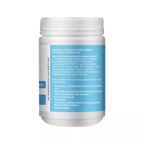 Best of the Bone Healing Multi-Collagen Protein Hydrolysed Collagen Peptide 500g