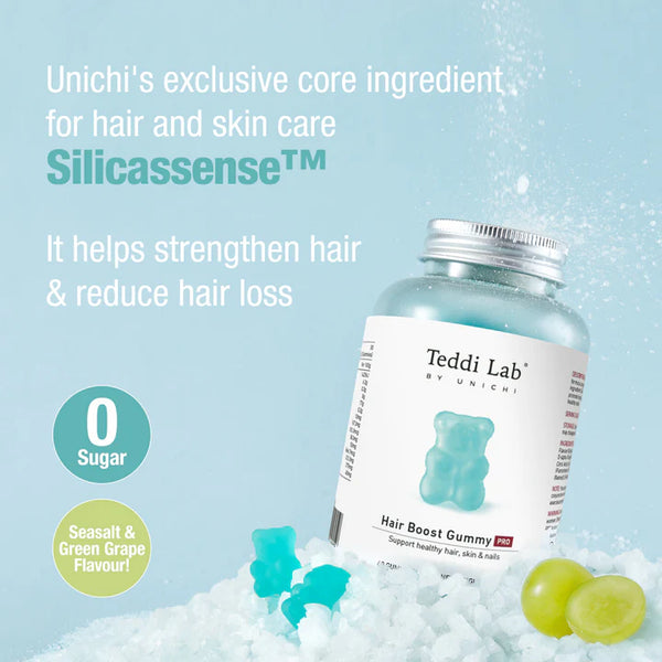 Unichi Teddi Lab Hair Boost Gummy Pro 60 Gummies