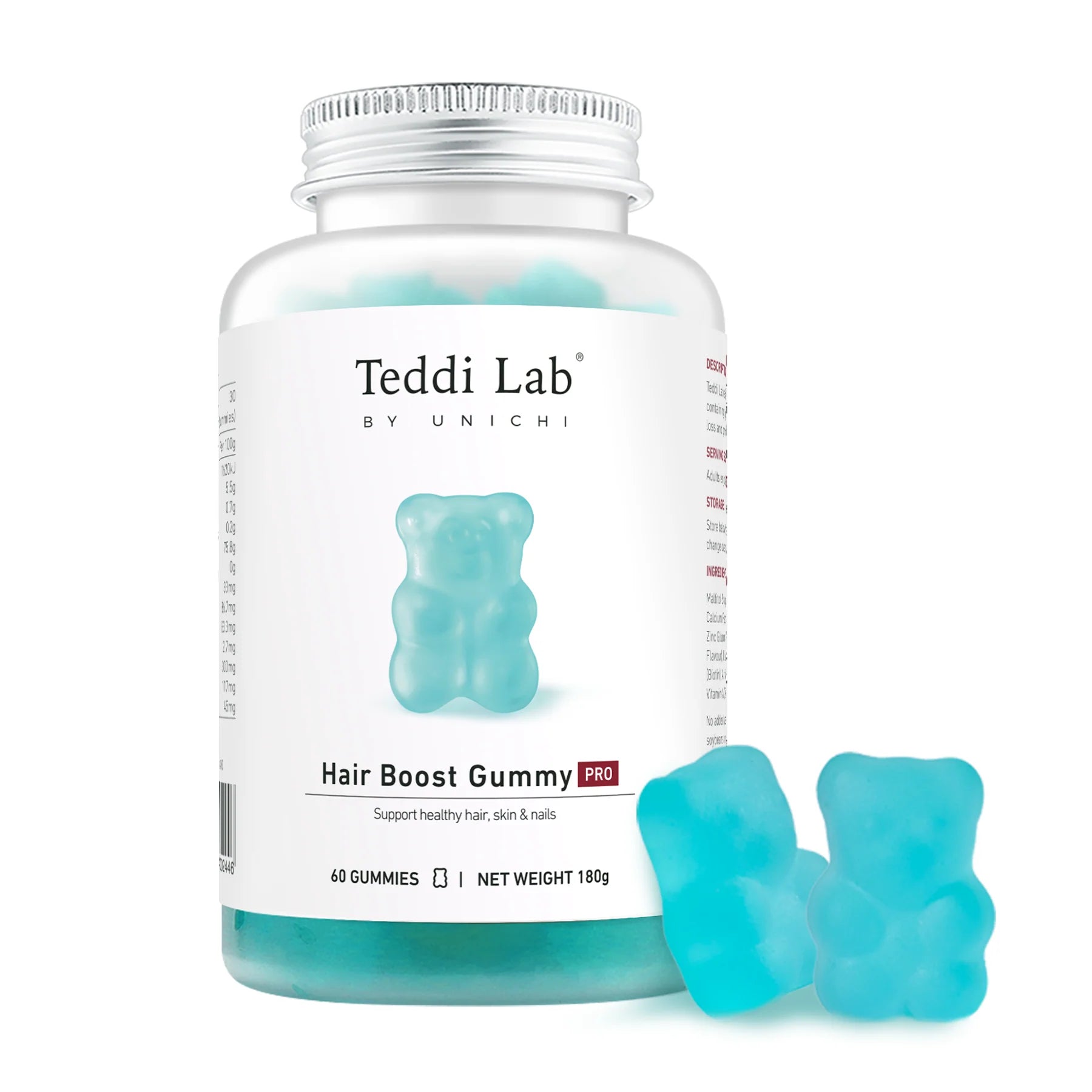 Unichi Teddi Lab Hair Boost Gummy Pro 60 Gummies