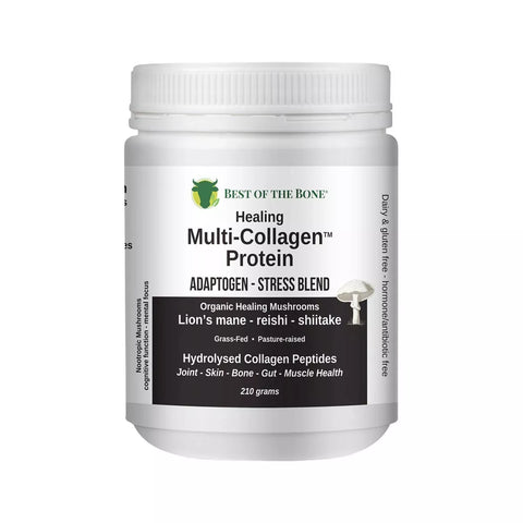 Best of the Bone Healing Multi-Collagen Protein Adaptogen-Stress Blend 210g