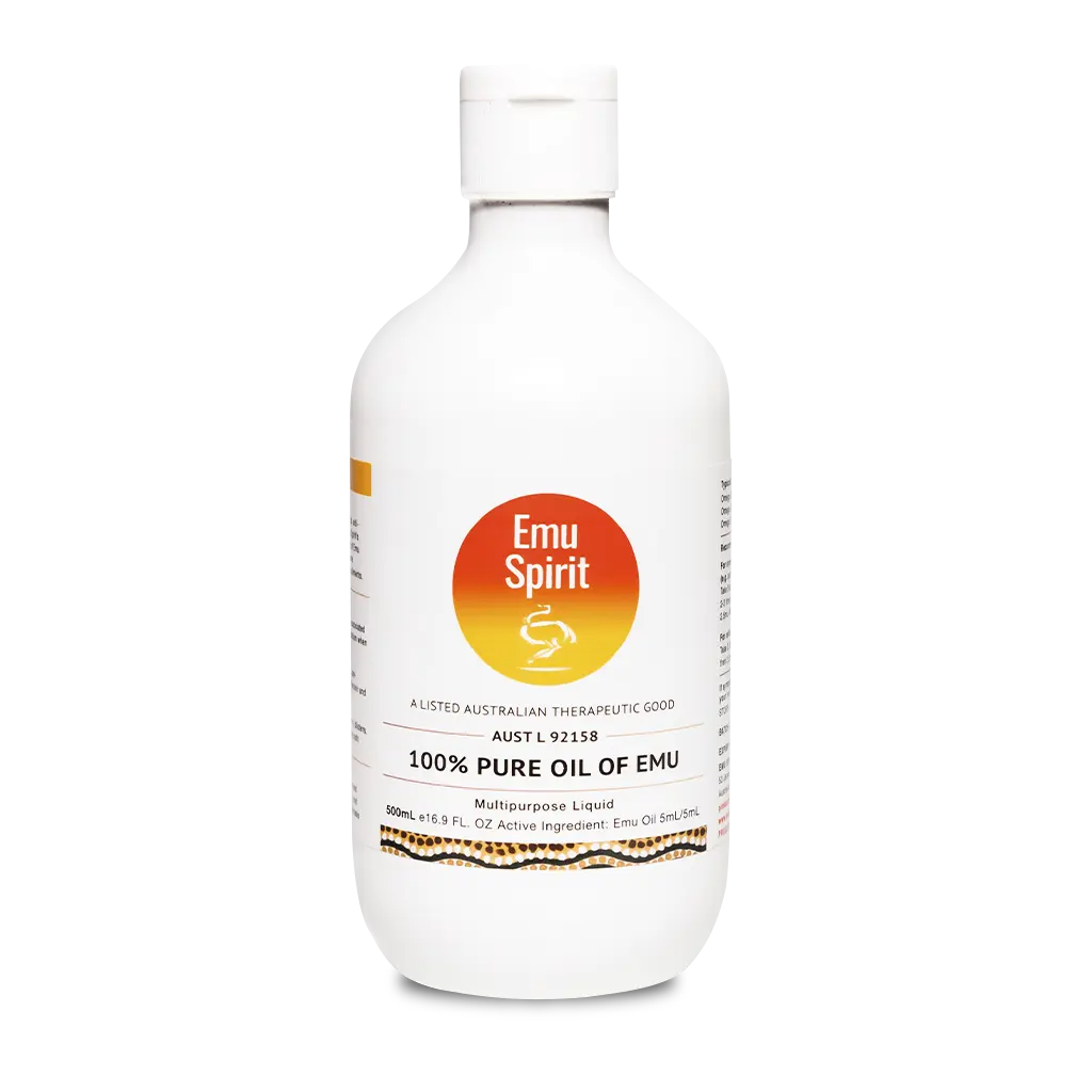 Emu Spirit 100% Pure Oil of Emu 500ml Emu Oil