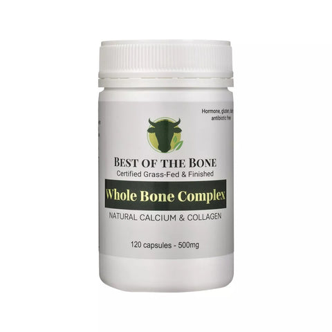 Best of the Bone Whole Bone Complex Natural Calcium & Collagen 120 Capsules