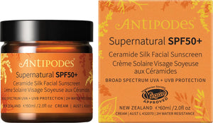 Antipodes Supernatural SPF50+ Ceramide Silk Sunscreen 60ml