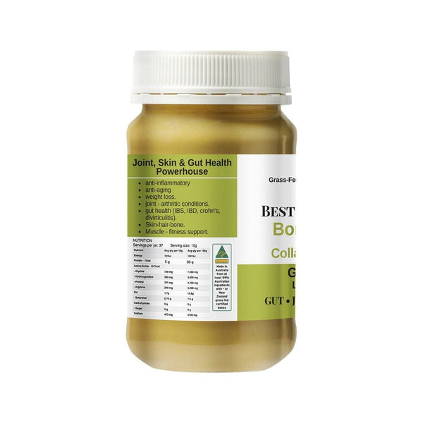 Best of the Bone Bone Broth + Collagen Peptides Green Curry Lemon Pepper 390g