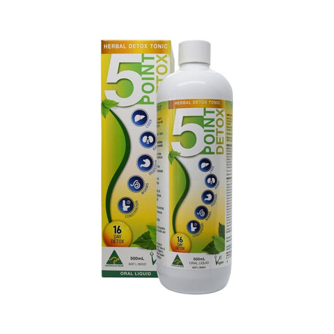 5PointDetox Herbal Detox Tonic Oral Liquid 500ml