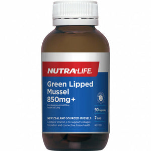 Nutra-Life Green Lipped Mussel 850mg+ 90 Capsules