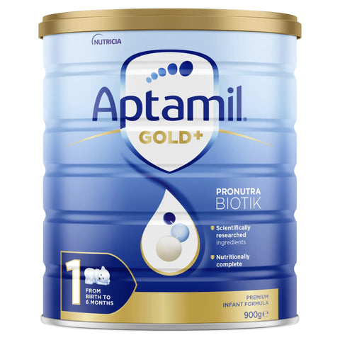 Aptamil Gold+ 1 Pronutra Biotik Baby Infant Formula From Birth to 6 Months 900g