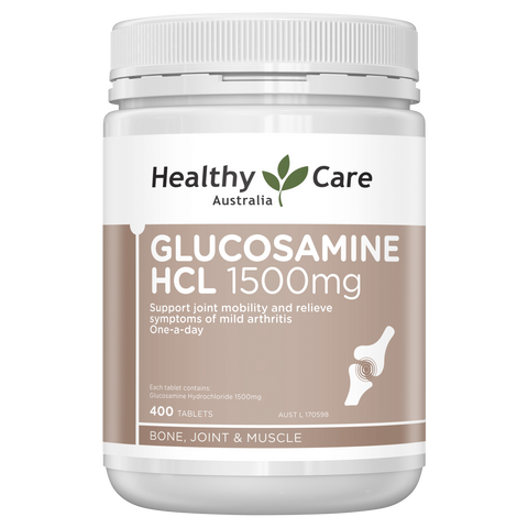 Healthy Care Glucosamine HCL 1500mg 400 Tablets