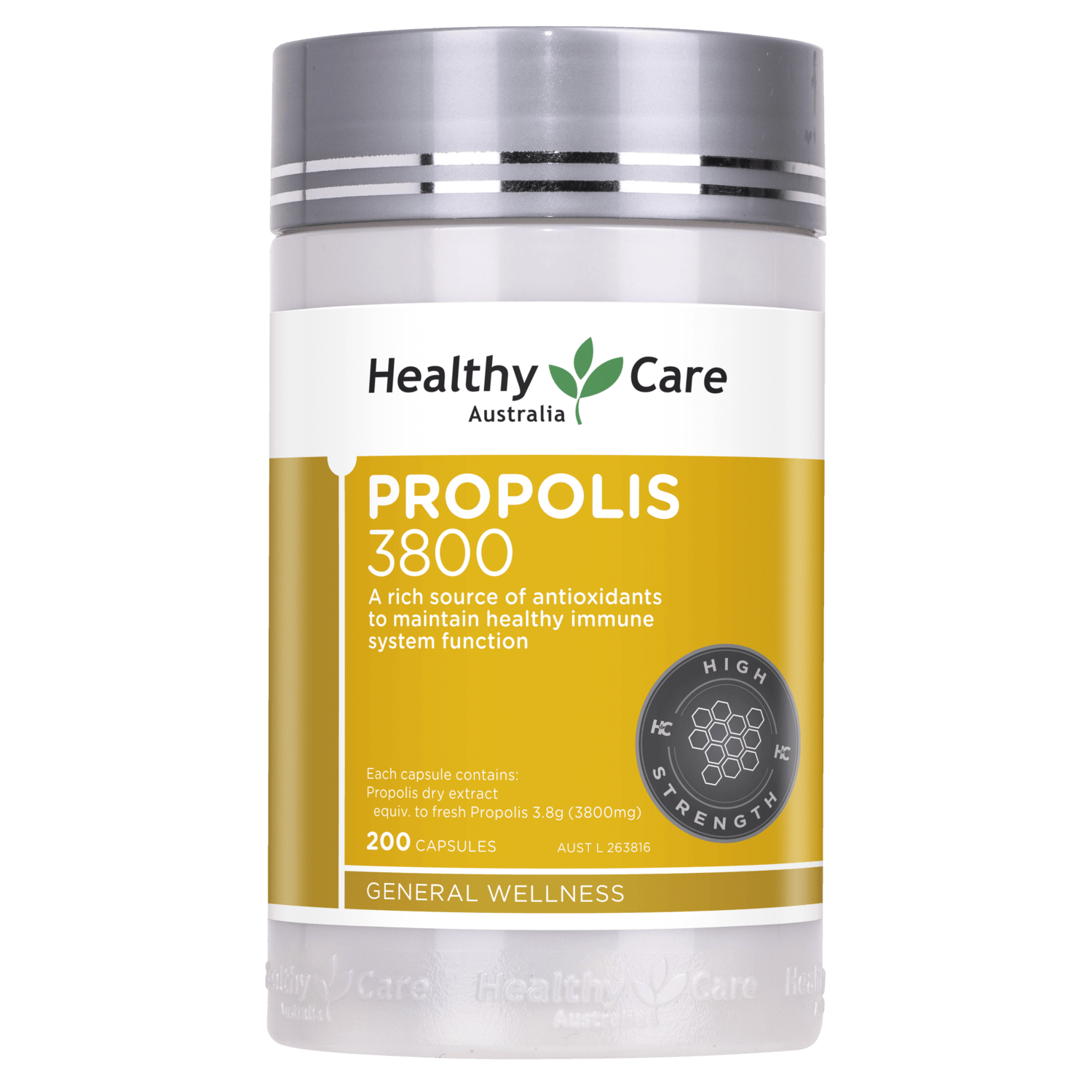 Healthy Care Propolis 3800 200 Capsules