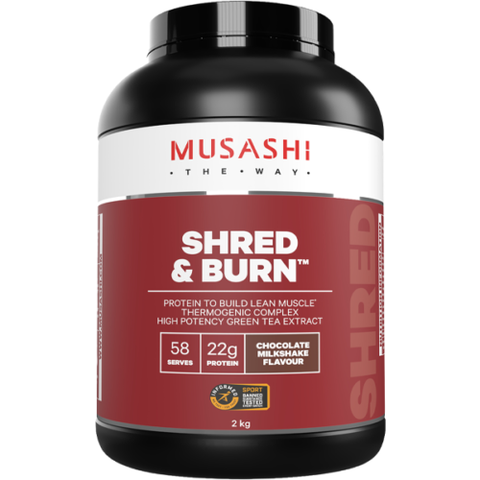 Musashi Shred and Burn Chocolate Milkshake 2KG