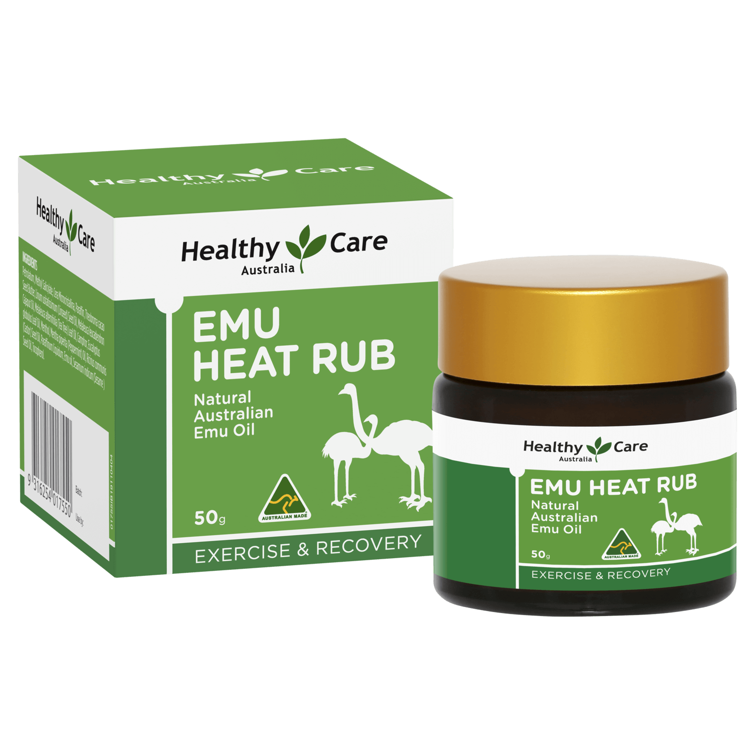 Healthy Care Emu Heat Rub 50g