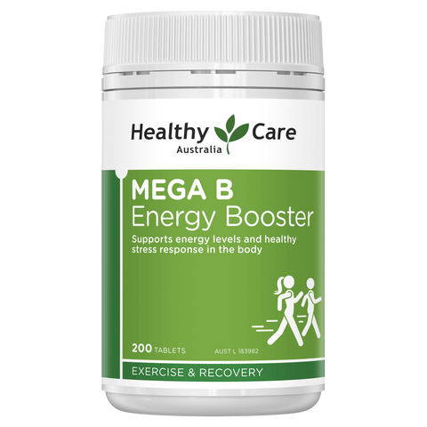 Healthy Care Mega B Energy Booster 200 Tablets