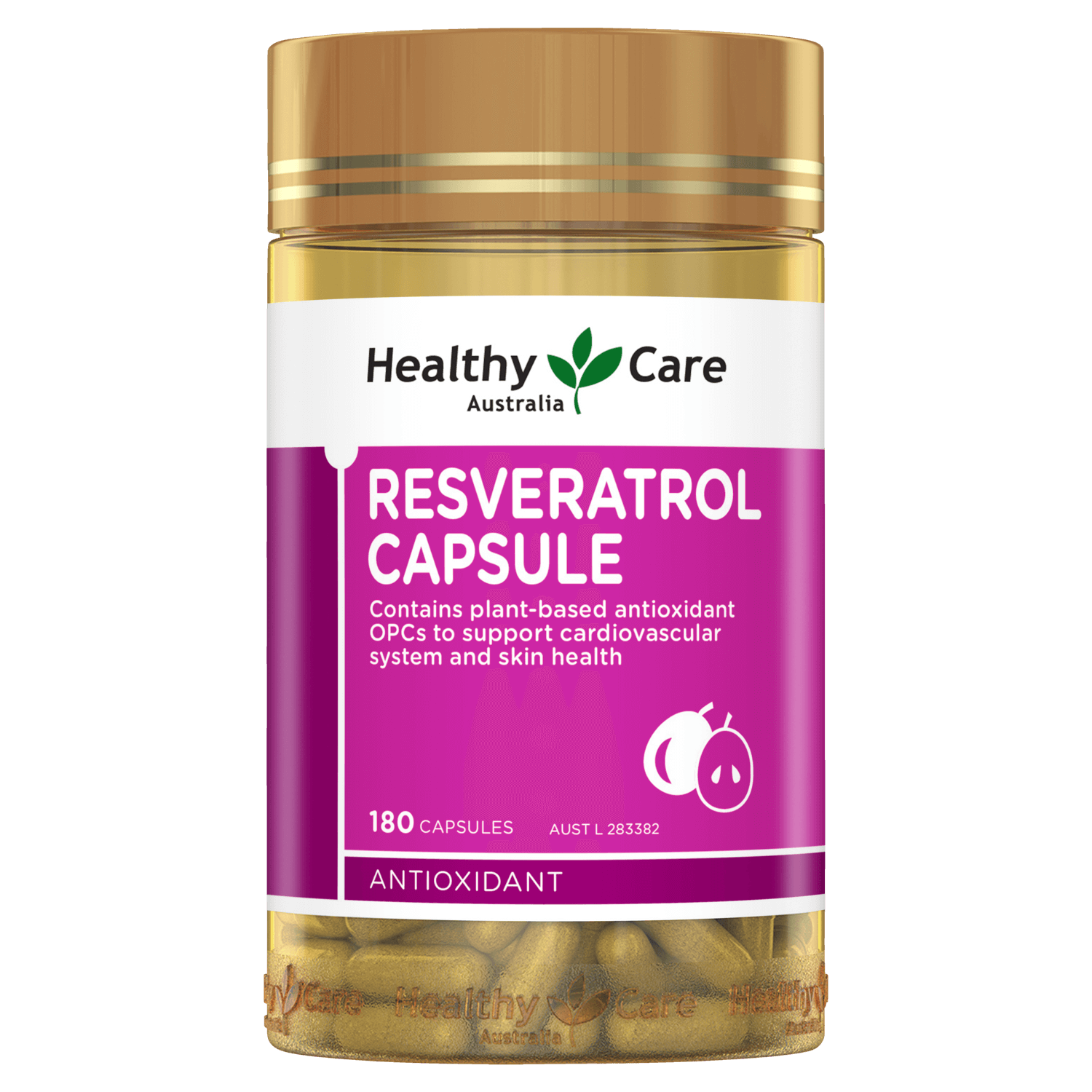 Healthy Care Resveratrol Capsule 180 Capsules