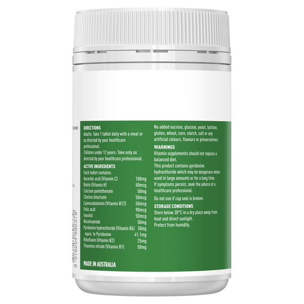 Healthy Care Mega B Energy Booster 200 Tablets
