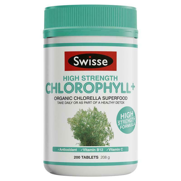 Swisse High Strength Chlorophyll+ 200 Tablets