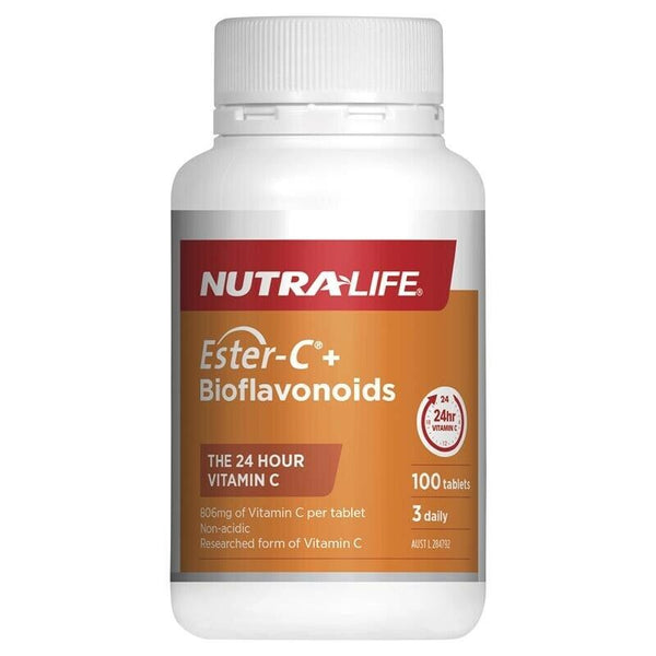 NUTRA-LIFE Ester-C + Bioflavonoids 1000mg 100 Tablets