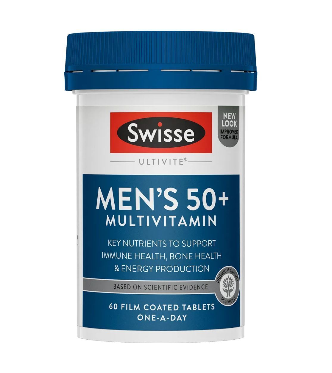 Swisse Men's Ultivite Multivitamin 50+ 60 Tablets