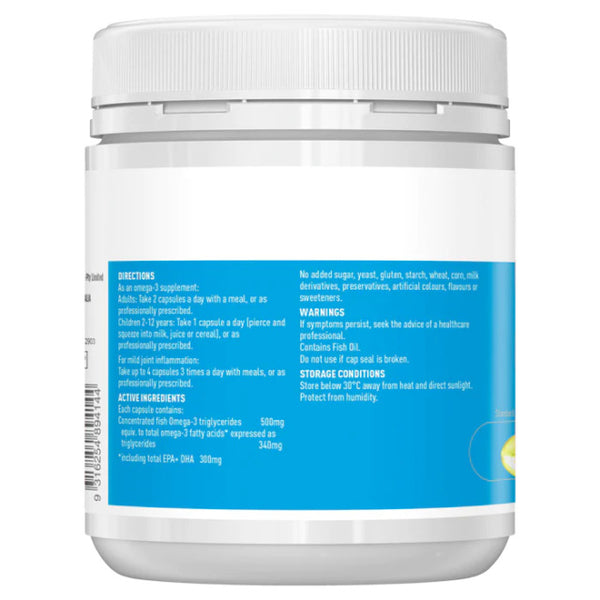 Healthy Care Fish Oil Mini Caps Odourless 400 Capsules